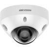 Hikvision IP, Mini dómkamera, 8 MP, Fix objektív, 2.8mm, EXIR 30m,  IR,  Hang/riasztás I/O