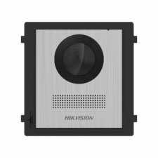 Hikvision Társasházi IP video-kaputelefon kültéri egység; gomb nélkül;moduláris;kétvezetékes;rozsdamentes acél kaputelefon