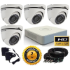 Hikvision TurboHD-TVI 4 kamerás dome kamerarendszer
