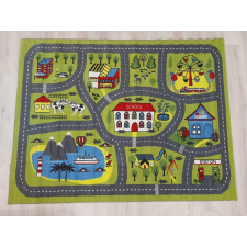 Hilal KIDS-SCHOOL, autópályás gyerekszőnyeg gumis hátoldallal, 80x120 lakástextília