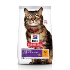Hill&#039;s Hills Science Plan Feline Adult Sensitive Stomach &amp; Skin 1.5 kg macskaeledel