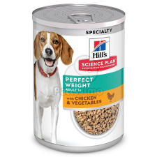 Hill's Hill's Science Plan Adult Perfect Weight kutyatáp - konzerv 363 g kutyaeledel