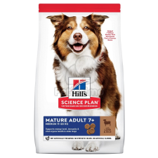 Hill's Hill's Science Plan Mature Adult 7+ Medium száraz kutyatáp, bárány és rizs 2,5 kg kutyaeledel