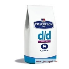 Hill's Prescription Diet Canine D/D Duck & Rice 5kg kutyaeledel