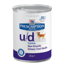 Hill's Prescription Diet Hill's Prescription Diet u/d Urinary Care kutyatáp - konzerv 370 g kutyaeledel