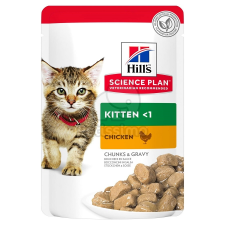 Hill's Science Plan Kitten macskatáp - alutasakos 12 x 85 g macskaeledel