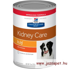  Hills Prescription Diet Canine k/d konzerv 370g hüllőeledel