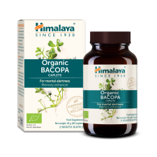 Himalaya Herbals Himalaya Organic Bacopa, Kislevelű Bacopa, 60 kapszula  Étrend-kiegészítő gyógyhatású készítmény
