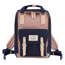 HIMAWARI 188L Laptop backpack 14" sötét kék-rózsaszín számítógéptáska