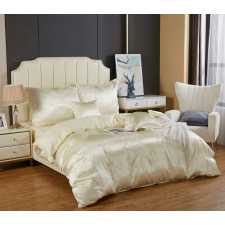  Hímzett szatén ágynemű 160x200 krém AT005 lakástextília