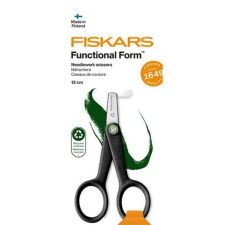  Hímzőolló, 13 cm, FISKARS "Functional Form Renew", fekete rövidáru