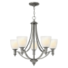 Hinkley Lighting Hinkley klasszikus csillár truman fehér nikkel elshk-truman5