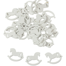  Hintaló fa fehér 3cm 30db-os dekorációs kellék