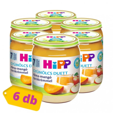 Hipp BIO alma-mangó túrókrémmel, 7 hó+ (6x160 g) bébiétel