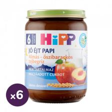 Hipp BIO jó éjt papi almás-őszibarackos tejbegríz, 6 hó+ (6x190 g) bébiétel