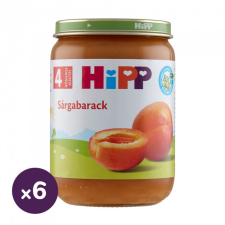 Hipp BIO sárgabarack 4 hó+ (6x190 g) bébiétel