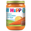  HiPP BIO Sárgarépa, burgonya és marhahús 4-6 hónapos kortól, 190 g
