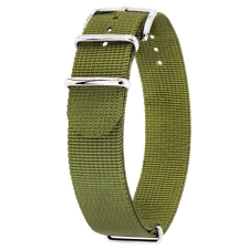 Hirsch Rush Recycle NATO óraszíj, zöld , 20 mm óraszíj