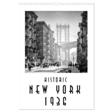  Historic New York 1936 (Wall Calendar 2024 DIN A3 portrait), CALVENDO 12 Month Wall Calendar naptár, kalendárium