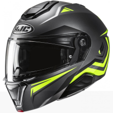 HJC i91 Tricus MC3HSF felnyitható motoros bukósisak fekete-fluo sárga bukósisak
