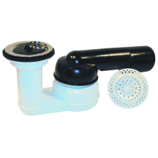 HL 6/4˝ zuhanytálca szifon, gömbcsuklós kád, zuhanykabin