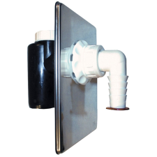 HL HL 440 mosógép szifon, golyós bűzzárral, falba süllyesztve, 40/50mm fürdőkellék