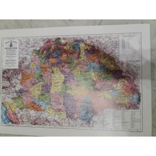 HM Magyar Szent Korona Országainak falitérképe 53x36 cm térkép