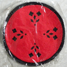 HMFilc Filc azsúrvágott mintás díszterítő, alátét - kör lakástextília