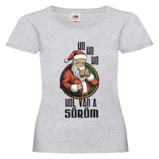 Ho ho Hol van a söröm? - Karácsonyi Női Póló női póló