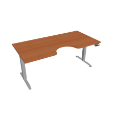  Hobis Motion Ergo elektromosan állítható magasságú íróasztal - 2M szegmensű, memória vezérléssel Szélesség: 180 cm, Szerkezet színe: szürke RAL 9006, Asztallap színe: cseresznye íróasztal