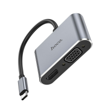 Hoco adapter HUB Typ C HDTV+VGA HB29 kábel és adapter