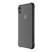 Hoco ARMOR szilikon telefonvédő (ütésállóság, légpárnás sarok, átlátszó hátlap) SÖTÉTSZÜRKE tok és táska