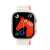 Hoco AS102 pótszíj (egyedi méret, szilikon, 3D, mágneses) FEHÉR/NARANCSSÁRGA Apple Watch Ultra 2 49mm, Watch Ultra 49mm, Watch Series 9 45mm