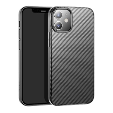Hoco DELICATE SHADOW Apple iPhone 12 mini szilikon telefonvédő (karbon minta) fekete tok és táska
