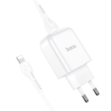 Hoco hálózati töltő USB + kábel lightning 8-pin 2A N2 Vigor White mobiltelefon kellék
