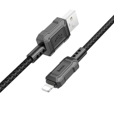 Hoco kábel USB iPhone Lightning 8 tűs 2,4A Leader X94 fekete kábel és adapter