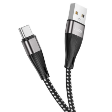 Hoco kábel USB type-c 3a áldás x57 1 méter fekete mobiltelefon kellék