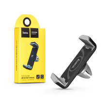 Hoco Univerzális szellőzőrácsba illeszthető PDA/GSM autós tartó - HOCO CPH01 Air Outlet Stents Car Holder - fekete/szürke mobiltelefon kellék