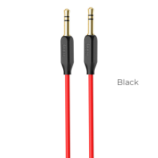  Hoco UPA11 AUX audio kábel, piros kábel és adapter