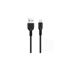 Hoco X20 Micro-USB adat-és töltőkábel 1m (fekete) kábel és adapter