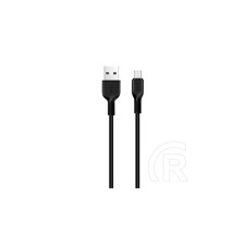 Hoco X20 Micro-USB adat-és töltőkábel 2m (fekete) kábel és adapter