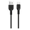 Hoco X20 USB-A apa - USB-C Adat- és töltőkábel 1m - Fekete (HOC0060)