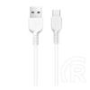 Hoco X20 USB-C adat-és töltőkábel 3m (fehér)