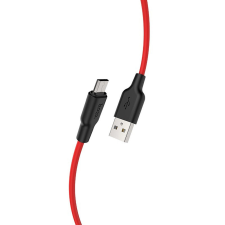 Hoco X21 Szilikon töltokábel Micro USB 1m, piros (HC711878) kábel és adapter