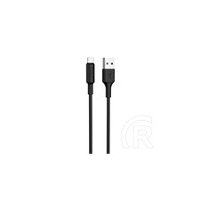 Hoco X25 USB-C adat-és töltőkábel 1m (fekete) kábel és adapter