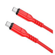 Hoco x59 adatkábel (type-c - type-c, 60w, pd gyorstölt&#337;, 200cm) piros x59_typec_200cm_r kábel és adapter