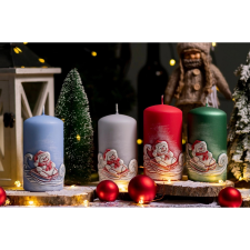  Hóemberes szürke törzsgyertya 90 mm magas gyertya