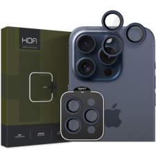 Hofi Camring üvegfólia kamerára iPhone 15 Pro / 15 Pro Max, sötétkék mobiltelefon kellék