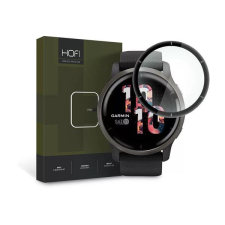 Hofi FN0488 Garmin Venu 2 HOFI Hybrid Glass Pro+ üveg képernyővédő fólia, fekete mobiltelefon kellék