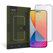 Hofi FNS0073 Apple iPhone 14 Pro HOFI Glass Pro+ üveg képernyővédő fólia, Fekete mobiltelefon kellék